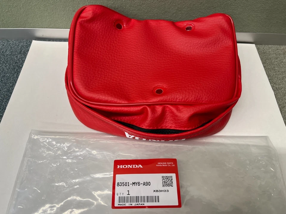 Bolsa trasera Honda OEM roja 1991 XR250R 93-00 XR600R 01-21 XR650L 83501-MY6-A90 nueva Foto 2 de 2