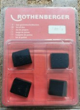 Rothenberger Satz Gewindeschneidbacken 1/4" 7.0831X BSPT-C Backen Gewindeschneid