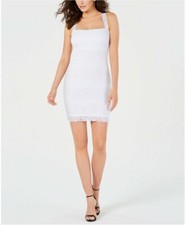 Women's White Guess Renny Lace Dress sz M