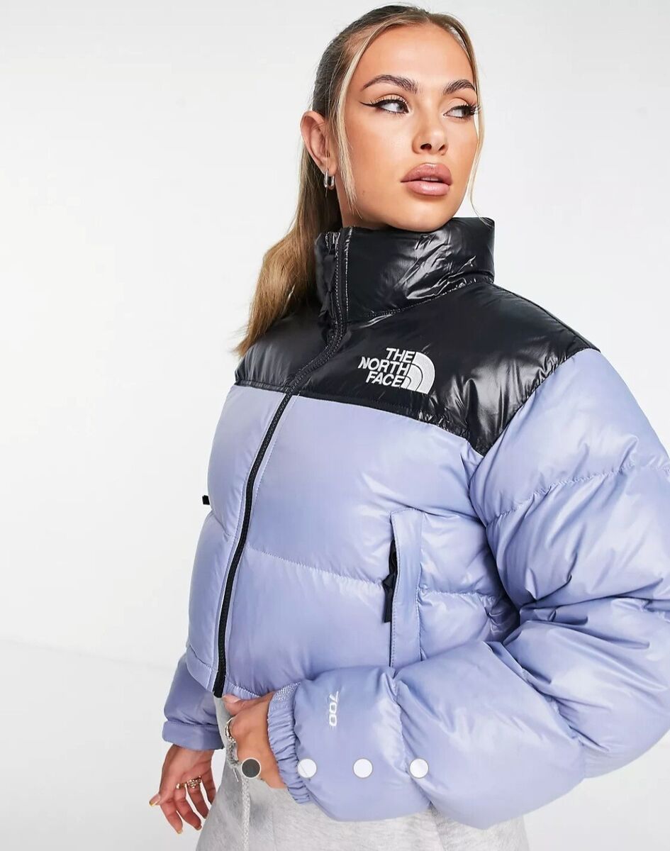 North Face $280 Crop Nuptse Jacket Women Size Large Folk Blue 🔵 North Face $280 Crop Nuptse Jacket Women Size Large Folk Blue 🔵