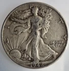 1942 Walking Liberty Silver Half Dollar | Philadelphia | Very Fine (VF)