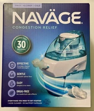 BRAND NEW Navage Congestion Relief Saline Nasal Irrigation Nasal Care w/SaltPods