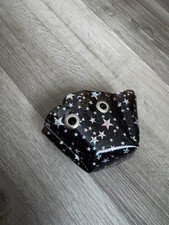 Black Transparent Holographic Stars Toe Guard Roller Skate Caps