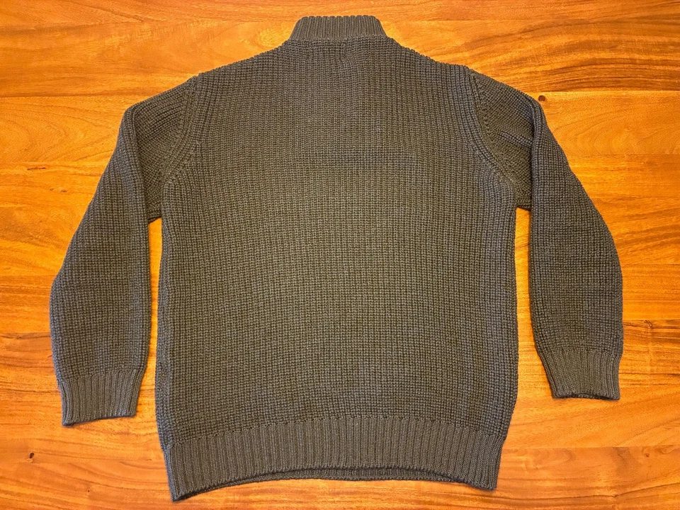 Suéter Filson Lana Pescadores Cuarto Cremallera, Marrón, Grande. Excelente estado. Foto 2 de 3