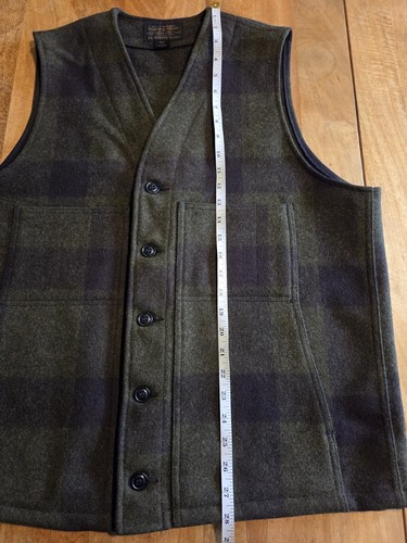 Filson Mackinaw Wool Vest | XL Long | Limited Edition | Forest Green/Brown - Picture 10 of 11