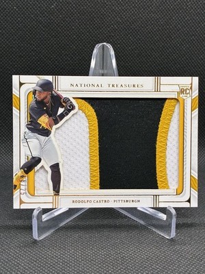2022 Panini National Treasures Rookie Silhouettes Rodolfo Castro /25 Jumbo Patch