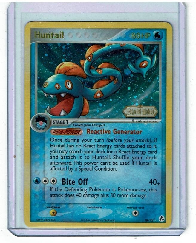 Huntail - Holographic - Stamped - Legend Maker - Lightly Played - 18/92