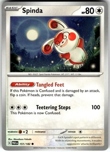 Spinda 151/182 Paradox Rift Common