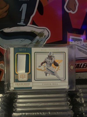 2022 Panini National Treasures - Franchise Treasures Tyreek Hill  Holo Gold /10