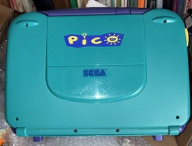Sega Pico Game System W/4 Games Tested Micky Dalmatian&rsquo;s Pooh Richard&rsquo;s Scary
