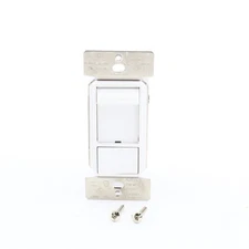 Eaton White Incandescent Halogen Slide Dimmer Switch 1+3-Way Preset SI06P-W