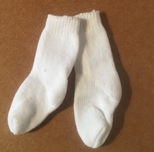 White Socks for 18" doll fits American Girl