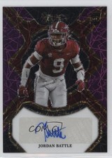 2023 Panini Select Draft Picks Purple Lazer Prizm 15/89 Jordan Battle Auto 16ch