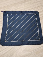 Pocket Square 100 Silk Made In Italy 12.5x12.5 Inch Black Gold