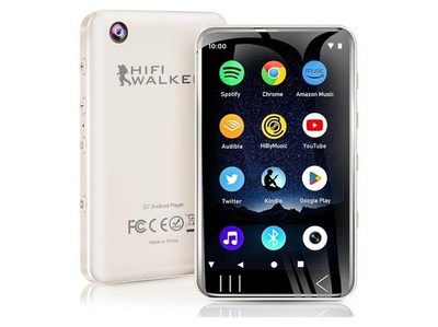 HIFI WALKER G7 Android MP3 Player with Bluetooth WiFi, 4'' Touchscreen, 3GB RAM, 