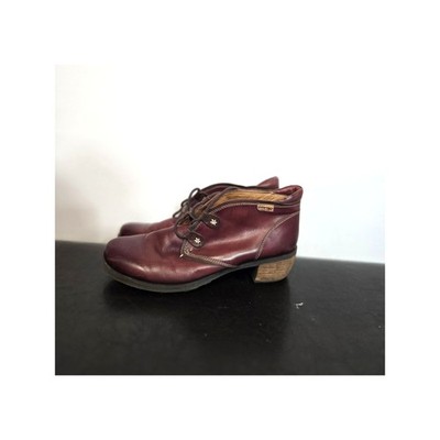 Pikolinos Le Mans Leather Lace Up Ankle Boots 