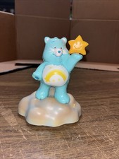 Vintage Care Bears Lighted Musical Figurine Wish Bear American Greetings Works