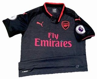 AUTHENTIC ALEXANDRE LACAZETTE ARSENAL FLY EMIRATES PUMA SOCCER FUTBOL JERSEY M