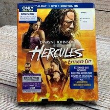 Hercules Extended Cut Blu Ray DVD Dwayne Johnson Brett Ratner 3 Disc Set