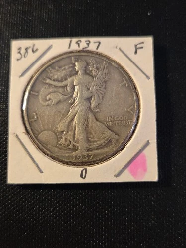 1937-D Walking Liberty Half Dollar In Fine Condition