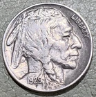 1929 Buffalo nickel, nice AU details coin, some mint luster, slight obv scratch