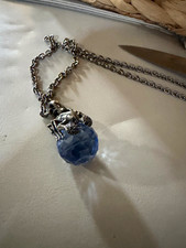 Stephen Webster Astro Ball Scorpio Necklace Sterling Silver 925 Blue Crystal NWT