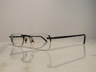 Cartier C Decor Glasses Graphite Rimless Frame Eyeglasses Sunglasses Vintage