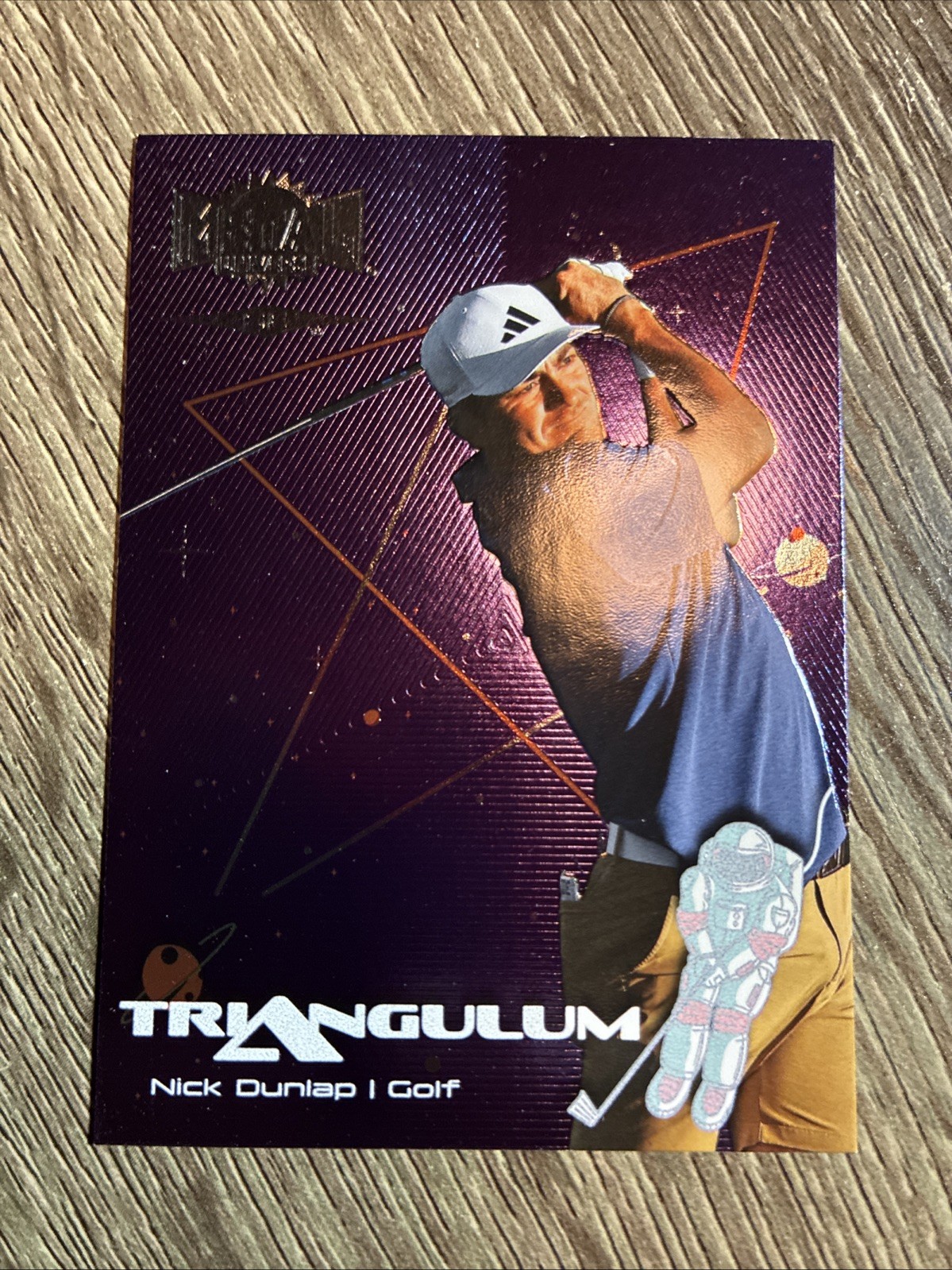NICK DUNLAP #186 2026 Metal Universe SE TRIANGULUM GOLF