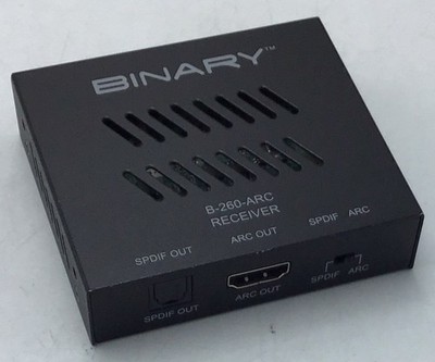 Binary B-260-ARC Audio Return Receiver for HDMI ARC & S/PDIF  o821