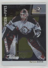 2002 ITG Be A Player Between the Pipes Gold Missing Serial Number Martin Biron