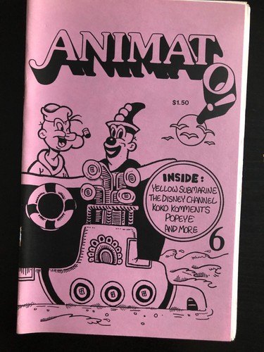 Animation Fanzine ANIMATO! #6 - Spring 1985 - First Animated Feature Time
