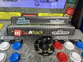Sega Genesis Lot of 2: Decap Attack + Kid Chameleon CIB Complete & Tested
