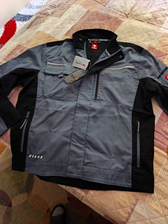 Engelbert Strauss Motion Arbeitsjacke Grau/Schwarz Gr. L mit 3M Scotchlite