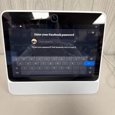 Facebook 10.1" Portal Smart w/Alexa White Video Calling 1st Gen *Read*