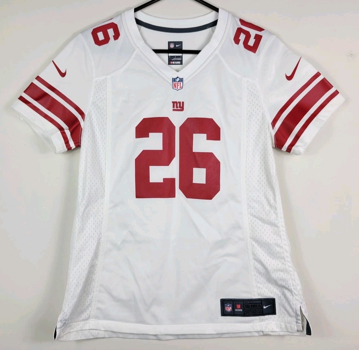 Saquon Barkley #26 New York Giants NFL On Field Nike White Jersey