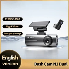 Dash Cams Dual Front Rear Recording 1296P Dash Cams Recorder Car DVR App Control