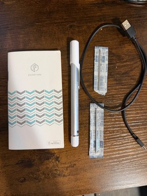 Neo Smartpen N2 Silver/White with Notebook, 2 Ink Replacements, and USB chord