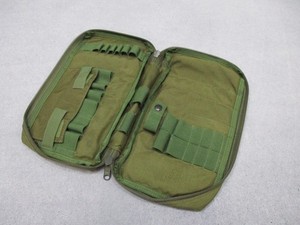 USGI Medic bag Insert Organizer Pouch OD Green Medical Kit Insert w/ Blue Handle