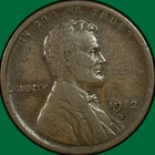 1912-D Lincoln Wheat Cent Very Fine VF Coin #39998