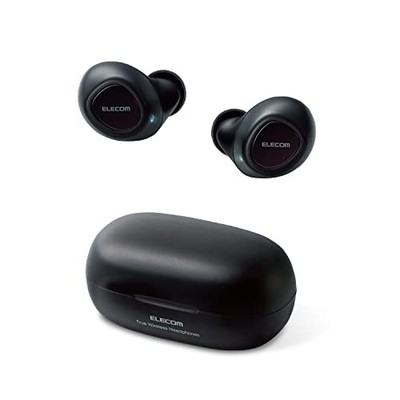 ELECOM wireless earphone Bluetooth Fast Music TWS10 Black LBT-TWS10BK TI