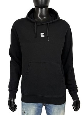 The North Face Sweatshirt Herren M Oversize Schwarz Kapuze Logo Hoodie TNF