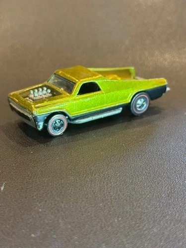 HOT WHEELS VINTAGE ORIGINAL REDLINE 1969 SEASIDER U.S. BASE YELLOW, NICE!