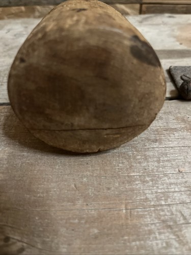 Antique Vintage Wooden Potato Masher 11” Pestle Mallet Primitive Farmhouse - Picture 3 of 5