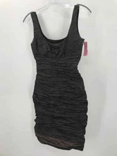 Pre-Owned Nicole Miller Collection Black Size 6 Knee Length Sleeveless Dress