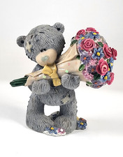 Me To You Bear Pick Of The Bunch Figurine 2003 Teddy With Flowers