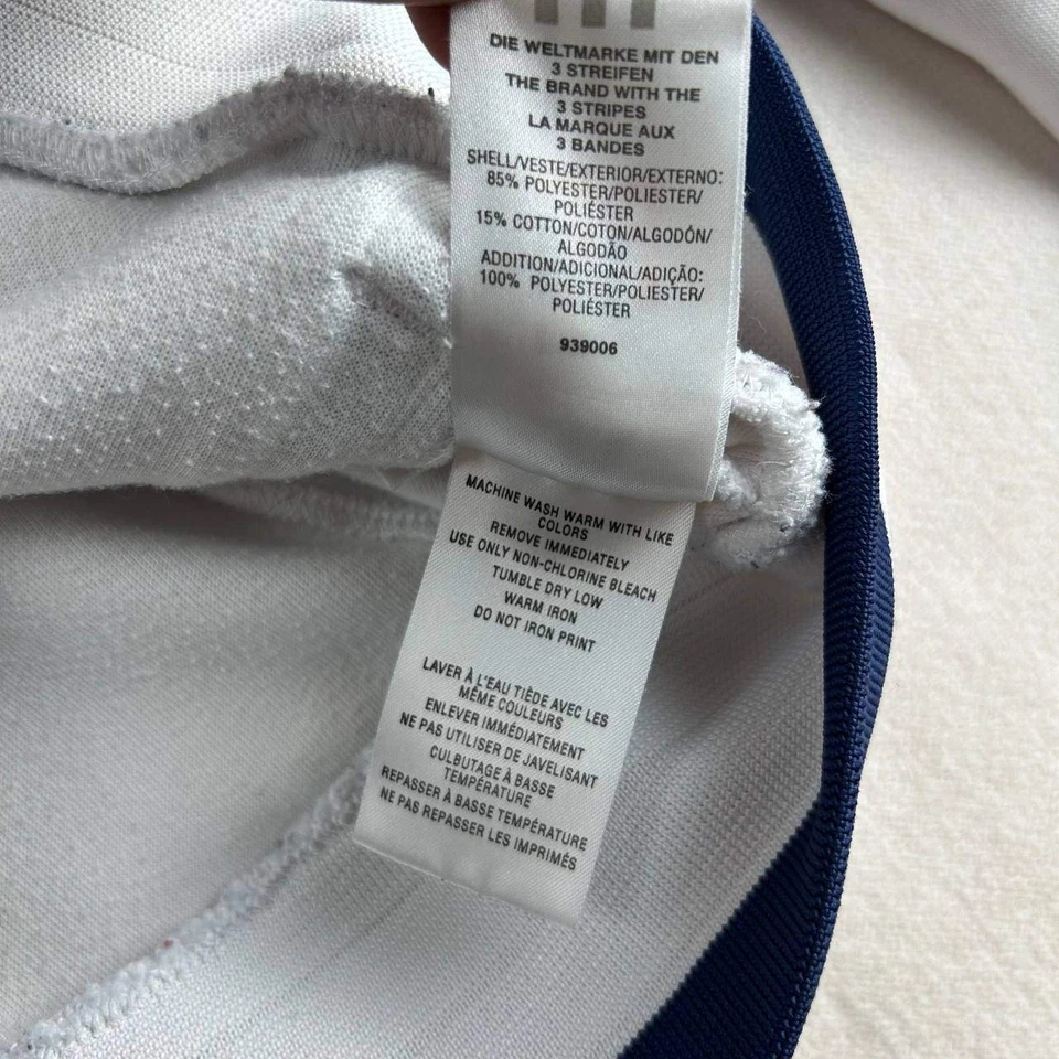 Винтажный Adidas команды США 11 полный молнии Track куртка 3 полоски мальчика размер маленький S - Изображение 4 из 4