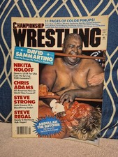 Championship Wrestling Magazine May 1987 ABDULLAH THE BUTCHER On Cover 