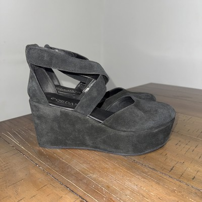 #ad CORDANI CALZATURE DALLACE Suede Button Wrapped Strap Heel Pump Size 39 $150.00