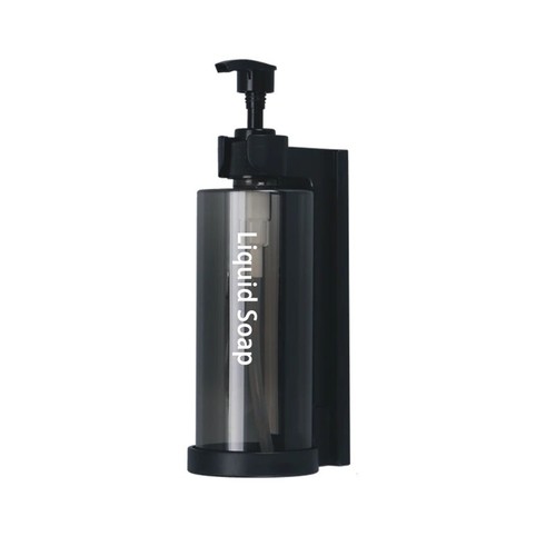 Kunststoff Seifenspender 300ml leer nachfüllbar Flasche Wandhalterung für Badezimmer - Bild 23 von 27