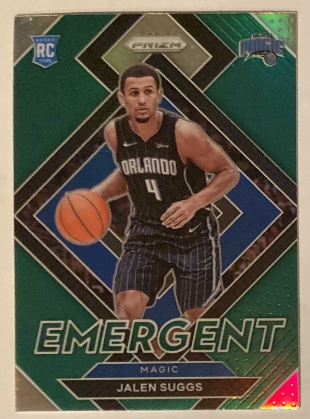 2021-22 Panini Prizm - Emergent Jalen Suggs #12 Green Prizm (RC)